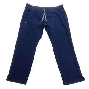 Figs technical scrubs scrub pants blue or navy xxl yoga waistband Kade cargo 2xl